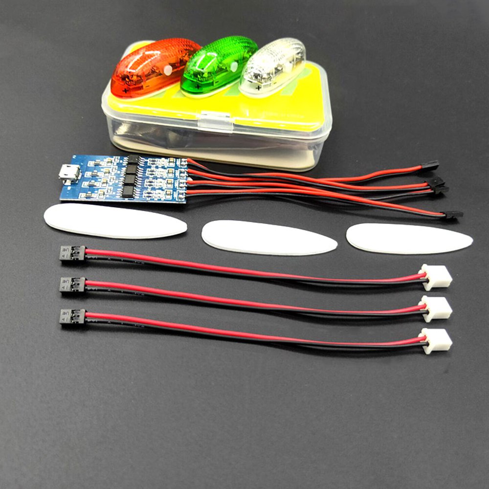 3x URUAV SL03 LED Flash Light + Controller 3x URUAV SL03 LED Flash Light + Controller