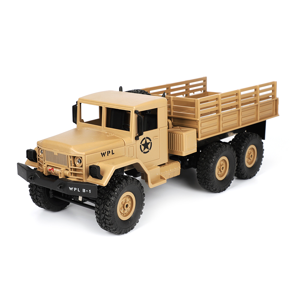 WPL B16 1/16 6WD Yellow Military Truck KIT WPL B16 1/16 6WD Yellow Military Truck KIT